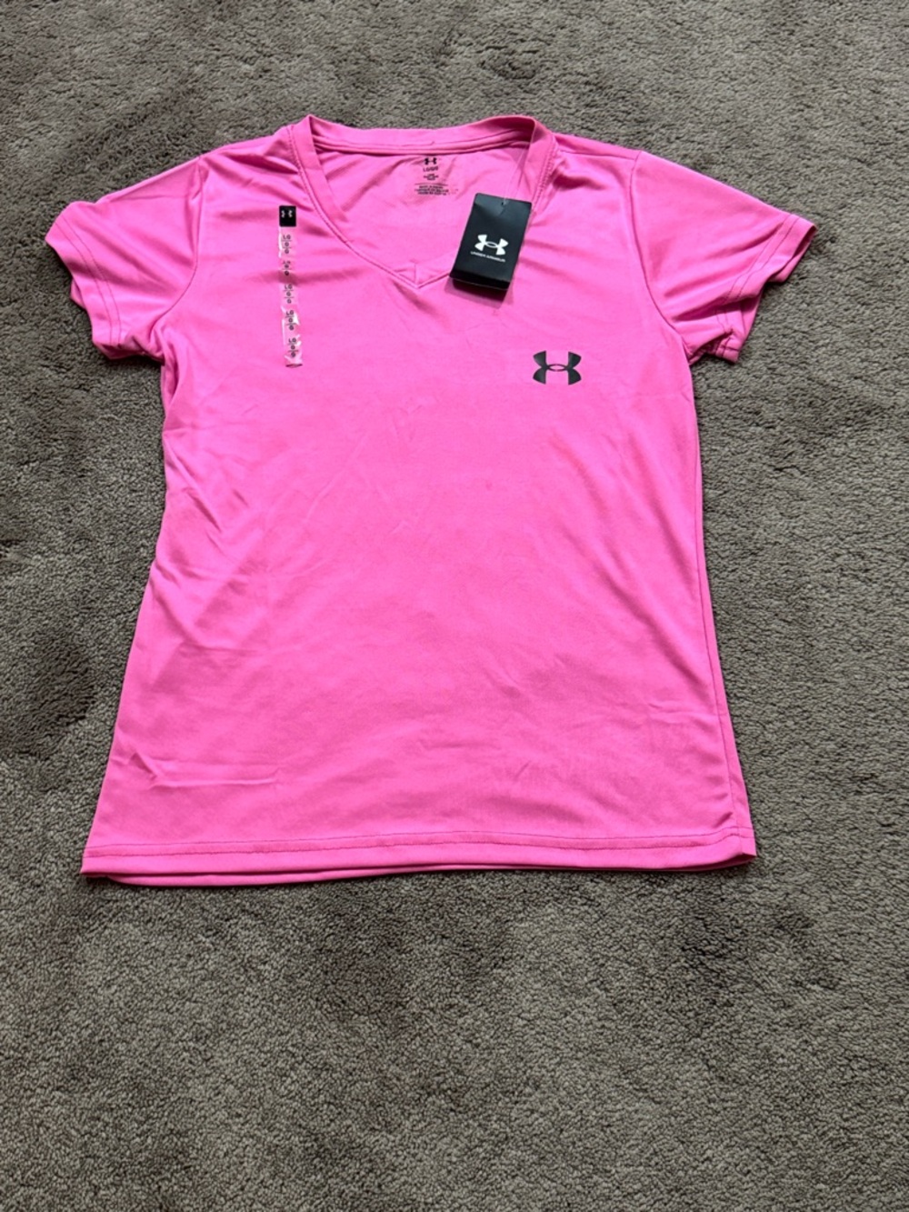 Under Armour Bright Pink Loose Fit Short Sleeve Tee NWT